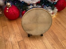 18 inch Bodhran, green & Gold