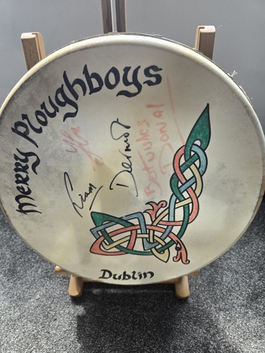 Irish bodhran bought in - irish, ,bought